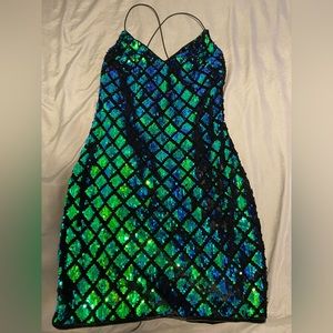 Mermaid Sequin Windsor Dress 🧜🏼‍♀️